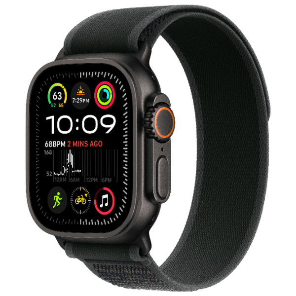 Умные часы Apple Watch Ultra 2 Black 1.92" | 49 мм | Титан/ Текстиль| MX4U3 photo 1