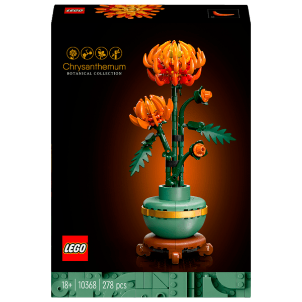 Constructor LEGO Chrysanthemum Green Numărul de piese 278, 18+ photo 1