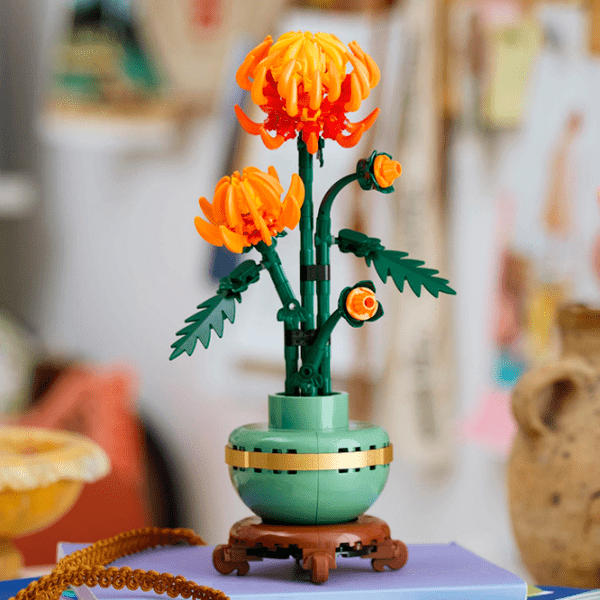 Constructor LEGO Chrysanthemum Green Numărul de piese 278, 18+ photo 4