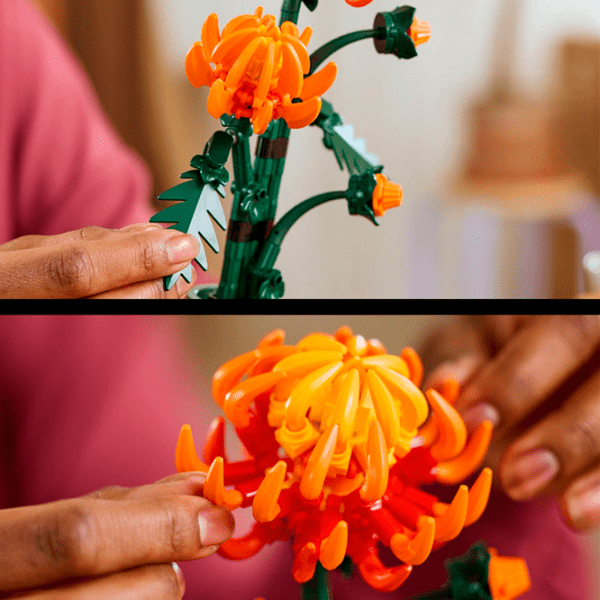 Constructor LEGO Chrysanthemum Green Numărul de piese 278, 18+ photo 6