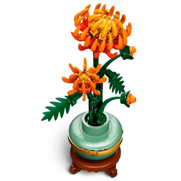 Constructor LEGO Chrysanthemum Green Numărul de piese 278, 18+ photo 9