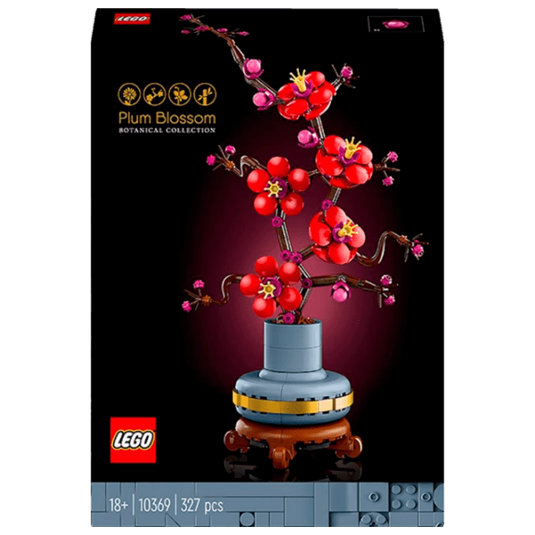 Constructor LEGO Plum Blossom Red Numărul de piese 327, 18+ photo 1