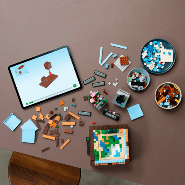 Constructor LEGO The Crafting Table Multicolor Numărul de piese 1195, 18+ photo 11