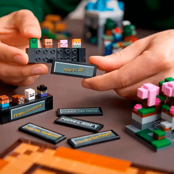 Constructor LEGO The Crafting Table Multicolor Numărul de piese 1195, 18+ photo 12