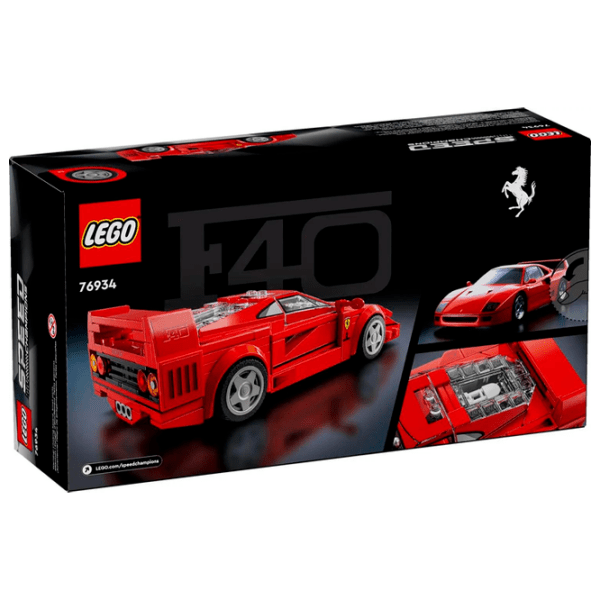Конструктор LEGO Ferrari F40 Красный Количество деталей 318, 9+ photo 11