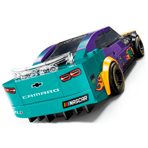Constructor LEGO NASCAR Next Gen Chevrolet Camaro ZL1 Multicolor Numărul de piese 328, 9+ photo 9