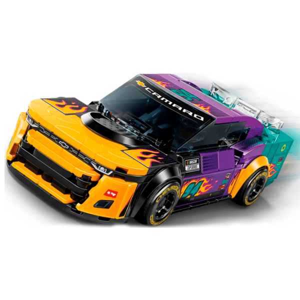 Constructor LEGO NASCAR Next Gen Chevrolet Camaro ZL1 Multicolor Numărul de piese 328, 9+ photo 10