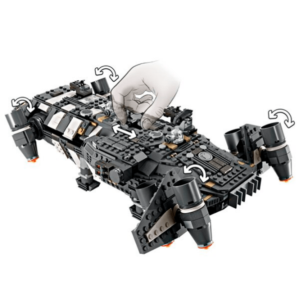 Конструктор LEGO The Onyx Cinder Черный Количество деталей 1325, 10+ photo 5