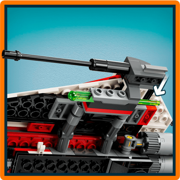 Constructor LEGO Jedi Bob's Starfighter Multicolor Numărul de piese 305, 8+ photo 7