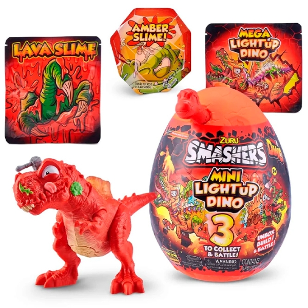 Figurine Zuru Dinozaur Smashers Mini Dino Light-Up 5+ / Multicolor photo 4