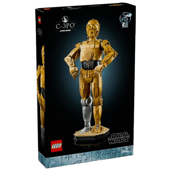Конструктор LEGO C-3PO Золото Количество деталей 1138, 18+ photo 1