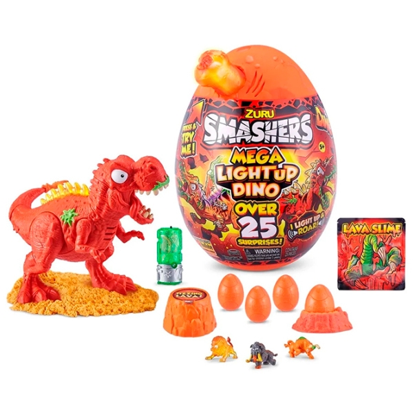 Фигурки Zuru Динозавр Smashers Mega Dino Light-Up 5+ / Разноцветный photo 5