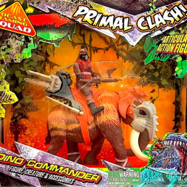 Фигурки Primal Clash Динозавр Triceratops & Mamut 3+ / Разноцветный photo 4