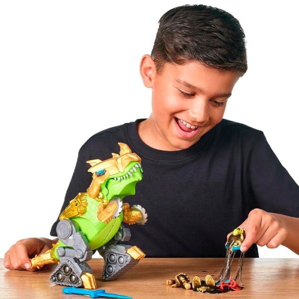 Figurine Treasure X Dinozaur Dino Gold Battle Rex 5+ / Multicolor photo 5