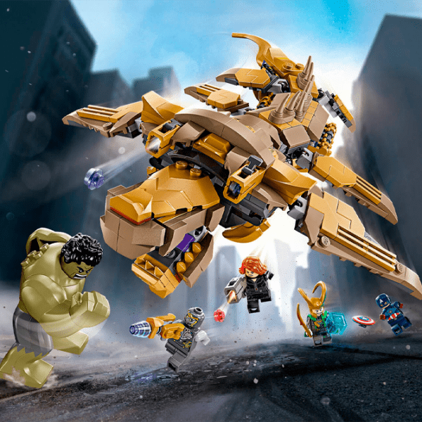 Constructor LEGO The Avengers vs. The Leviathan Multicolor Numărul de piese 347, 7+ photo 9