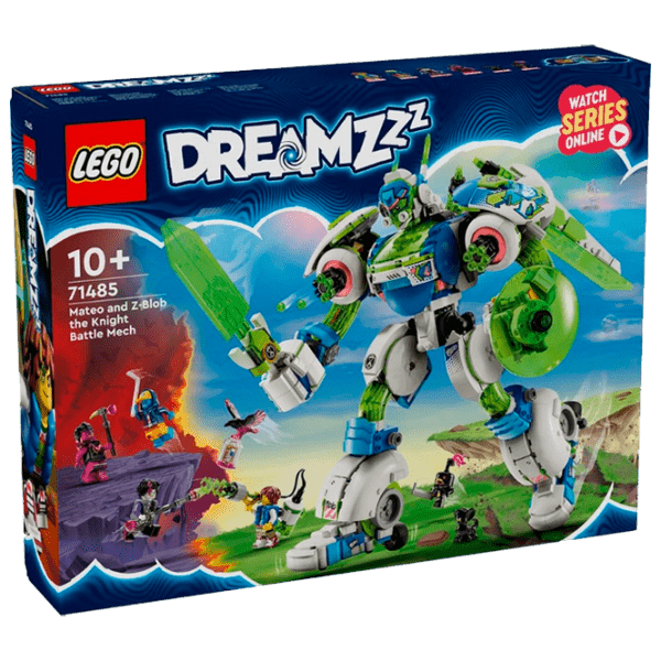 Конструктор LEGO Mateo and Z-Blob the Knight Battle Mech Разноцветный Количество деталей 1333, 10+ photo 1