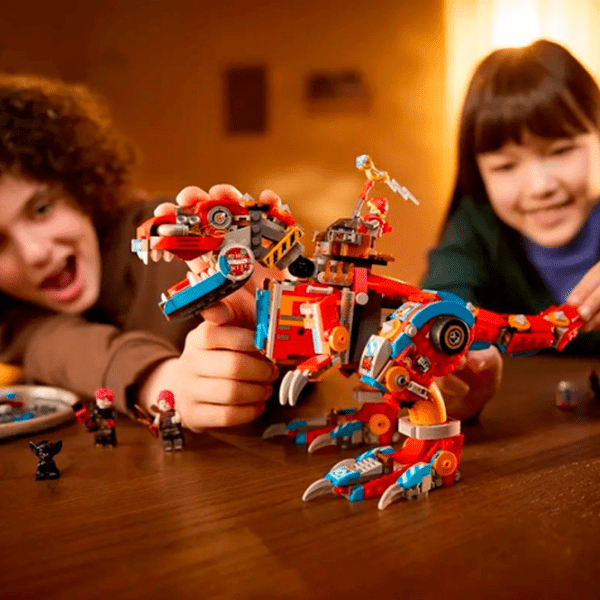 Constructor LEGO Cooper's Robot Dinosaur C-Rex Multicolor Numărul de piese 917, 9+ photo 6