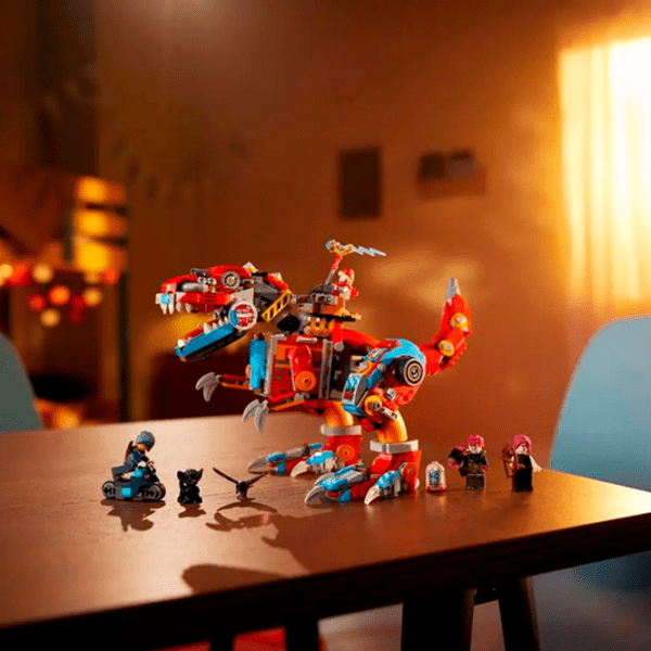 Constructor LEGO Cooper's Robot Dinosaur C-Rex Multicolor Numărul de piese 917, 9+ photo 7