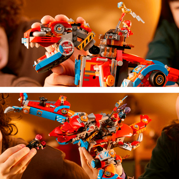Constructor LEGO Cooper's Robot Dinosaur C-Rex Multicolor Numărul de piese 917, 9+ photo 11