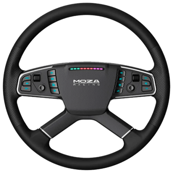 Volan Moza Racing TSW Truck Wheel Black Fără fir / 14 buttons photo 1