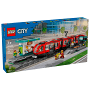 Constructor LEGO Downtown Streetcar And Station Multicolor Numărul de piese 811, 7+