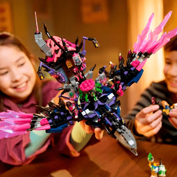 Constructor LEGO The Never Witch's Midnight Raven Multicolor Numărul de piese 1203, 9+ photo 7