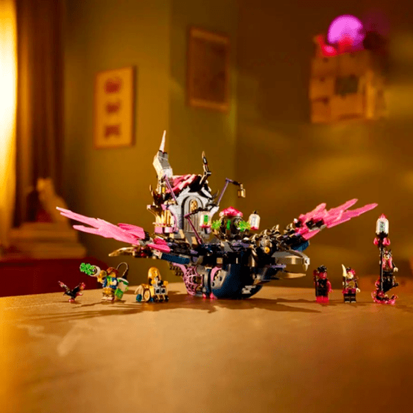 Constructor LEGO The Never Witch's Midnight Raven Multicolor Numărul de piese 1203, 9+ photo 8