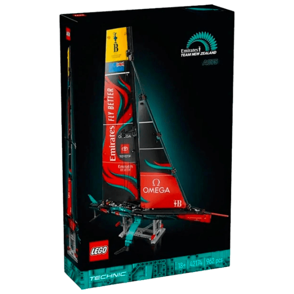Constructor LEGO Emirates Team New Zealand AC75 Red Numărul de piese 962, 18+ photo 1