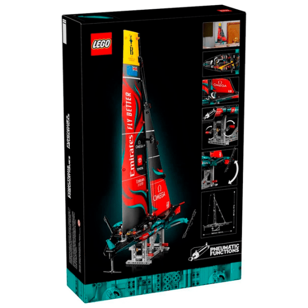 Constructor LEGO Emirates Team New Zealand AC75 Red Numărul de piese 962, 18+ photo 11
