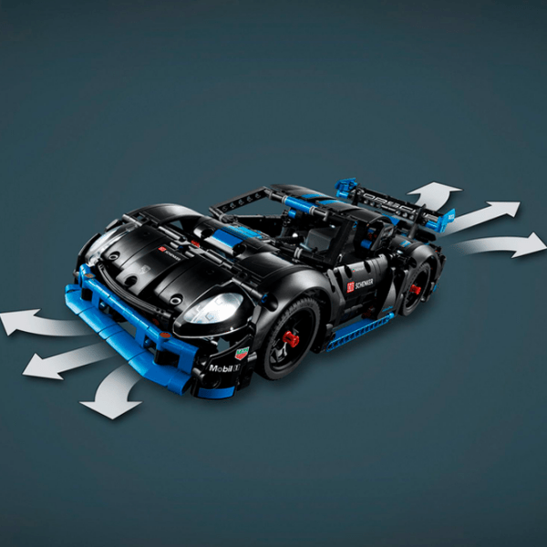 Конструктор с радиоуправлением LEGO Porsche GT4 e-Performance Черный Количество деталей 834, 10+ photo 3