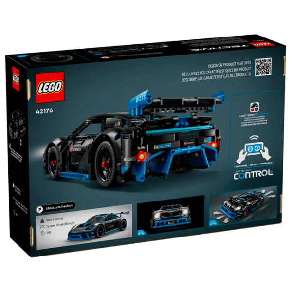 Конструктор с радиоуправлением LEGO Porsche GT4 e-Performance Черный Количество деталей 834, 10+ photo 9
