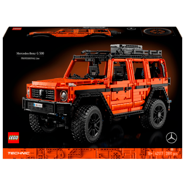 Конструктор LEGO Mercedes-Benz G 500 Оранжевый Количество деталей 2891, 18+ photo 1
