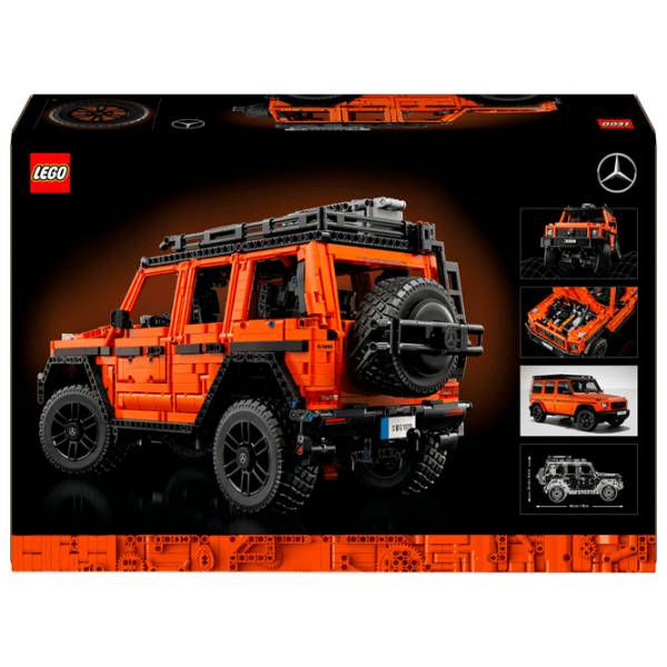 Конструктор LEGO Mercedes-Benz G 500 Оранжевый Количество деталей 2891, 18+ photo 12