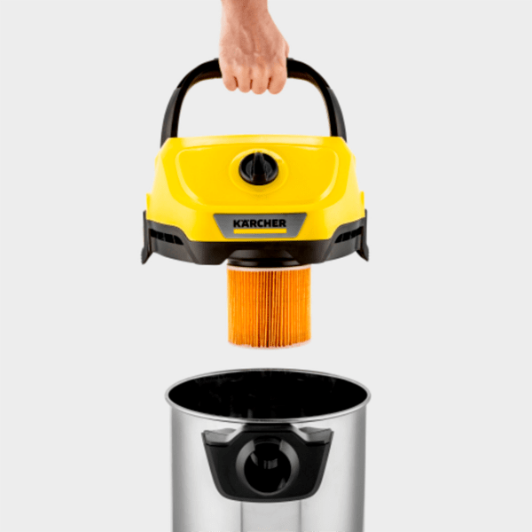 Aspirator cu spălare KARCHER WD3 1.628-122.01 + Filtru 2.863-314.0 Yellow 1000 W | Umedă | Sac | 15 l photo 14