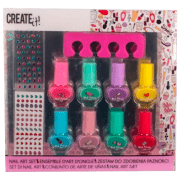 Set de creație Create it Nail Art Set Set pentru decorarea unghiilor 84529 Pink Pentru fetițe, 6+
