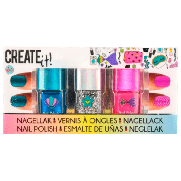 Креативный набор Create it Nagellak Mermaid 84134 Разноцветный Для девочек, 6+ photo 1