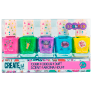 Set de creație Create it Nail Polish Geur 84149 Multicolor Pentru fetițe, 6+