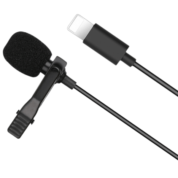Microfon Lavalier XO MKF03, Black  photo 2