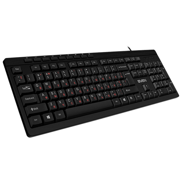 Клавиатура Sven KB-C3010 Черный Для дома и офиса, Проводная photo 2