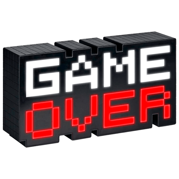 Lampă de masă fan Paladone Game Over PP5016V3 Black  photo 3