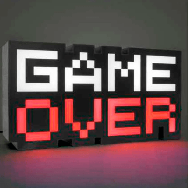 Lampă de masă fan Paladone Game Over PP5016V3 Black  photo 4