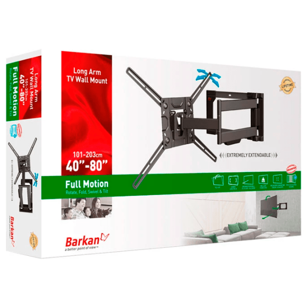 Suport TV Barkan 4400 Black VESA 600 x 400 mm photo 7