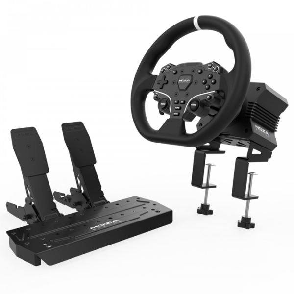 Volan Moza Racing R5 Set Black Cu fir / 22 buttons photo 2