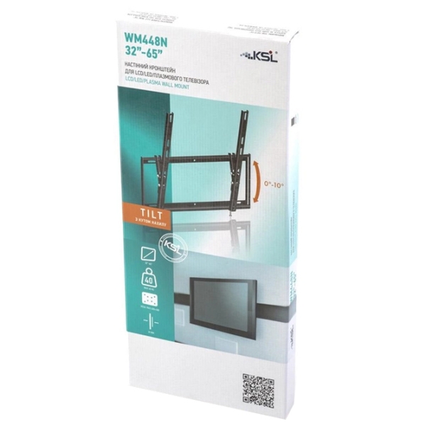 Suport TV KSL WM448N Black VESA 400 x 400 mm photo 10