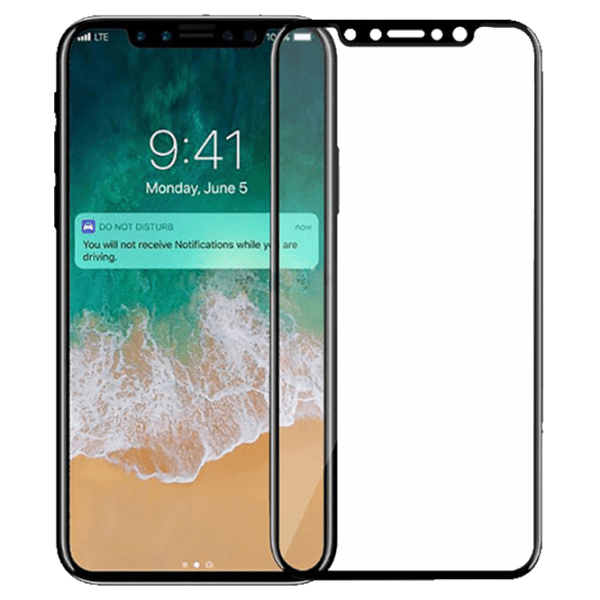 Sticla de protectie Apple iPhone X, Full Cover Pro, Screen Geeks, Black  photo 1