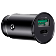 Автомобильное зарядное устройство Baseus PPS Quick Charger (30 Вт) Черный 2 A / Черный