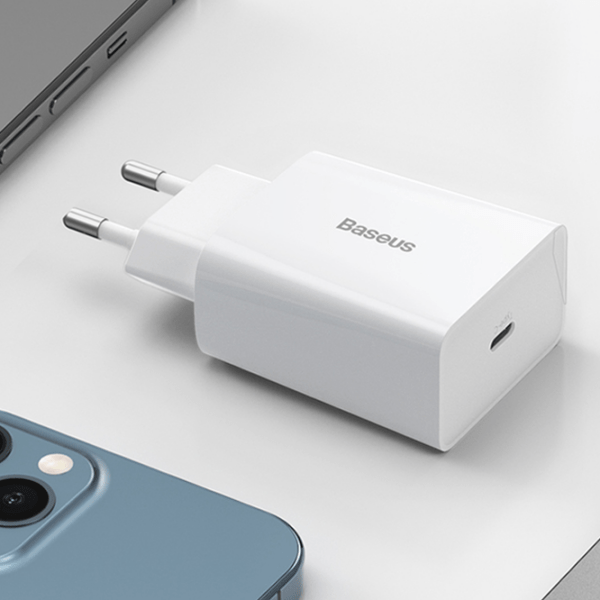 Сетевой адаптер Baseus TC-012PD (18 Вт) Белый 2 A / Белый photo 4
