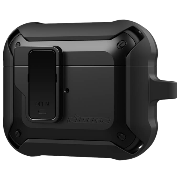 Husă pentru căști Apple AirPods Pro (Bounce Case) Black Nillkin, PC/ TPU photo 3