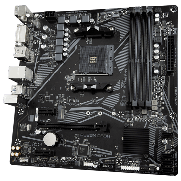Материнская плата Gigabyte A520M DS3H 1.0 mATX  photo 5