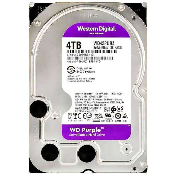 HDD Western Digital WD43PURZ 3.5'' 4 TB  photo 3
